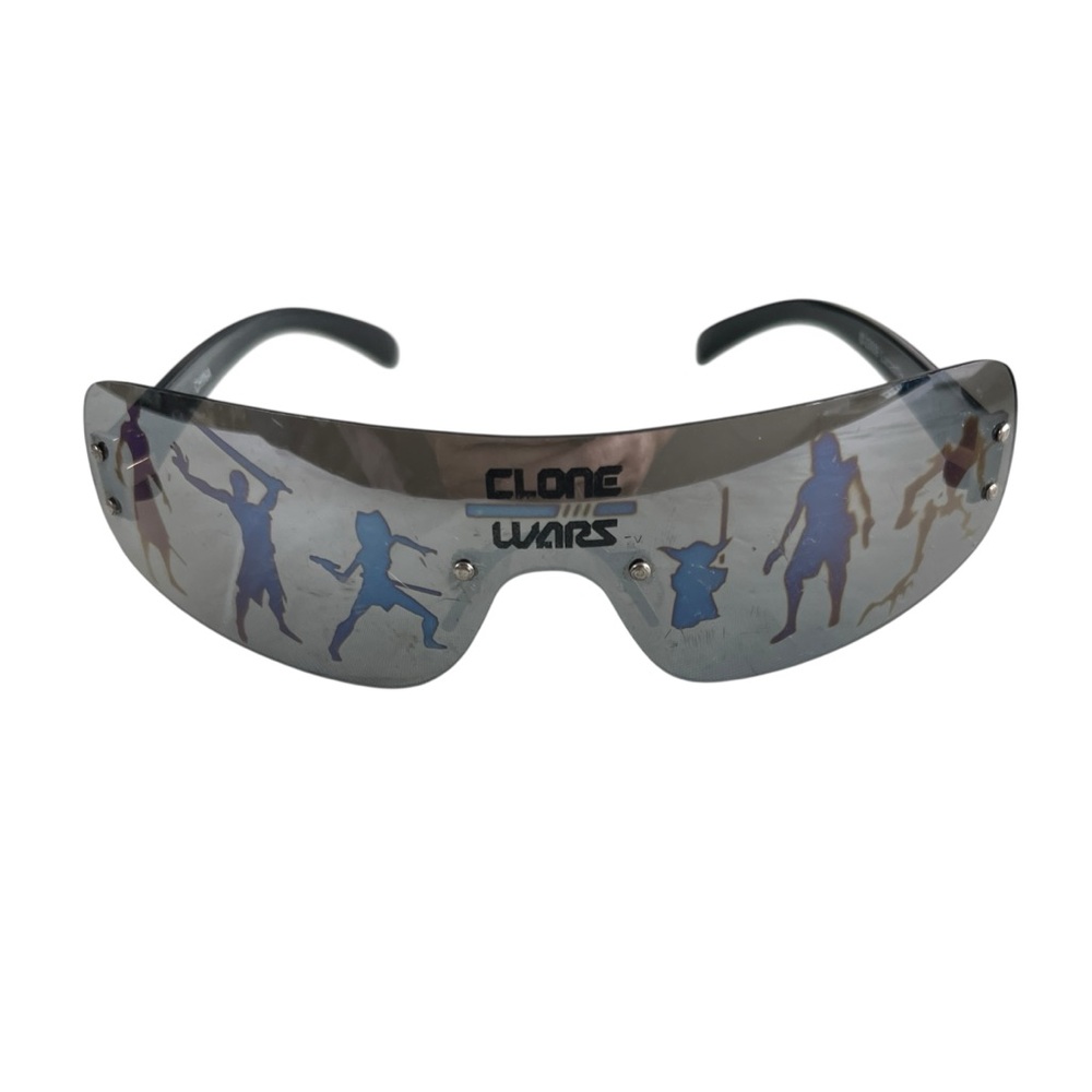 Star Wars 2009 The Clone Wars Mirrored Sunglasses Kids Collectible Lucasfilm